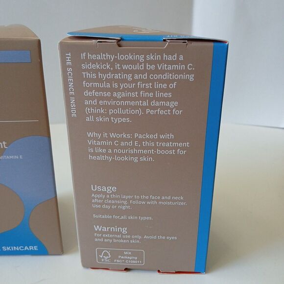 (3)Fig 1 Vitamin C 15%Treatment  1.5%L-Ascorbic Acid, 1% Vitamin E Lot Of 3 Seal - Picture 3 of 10